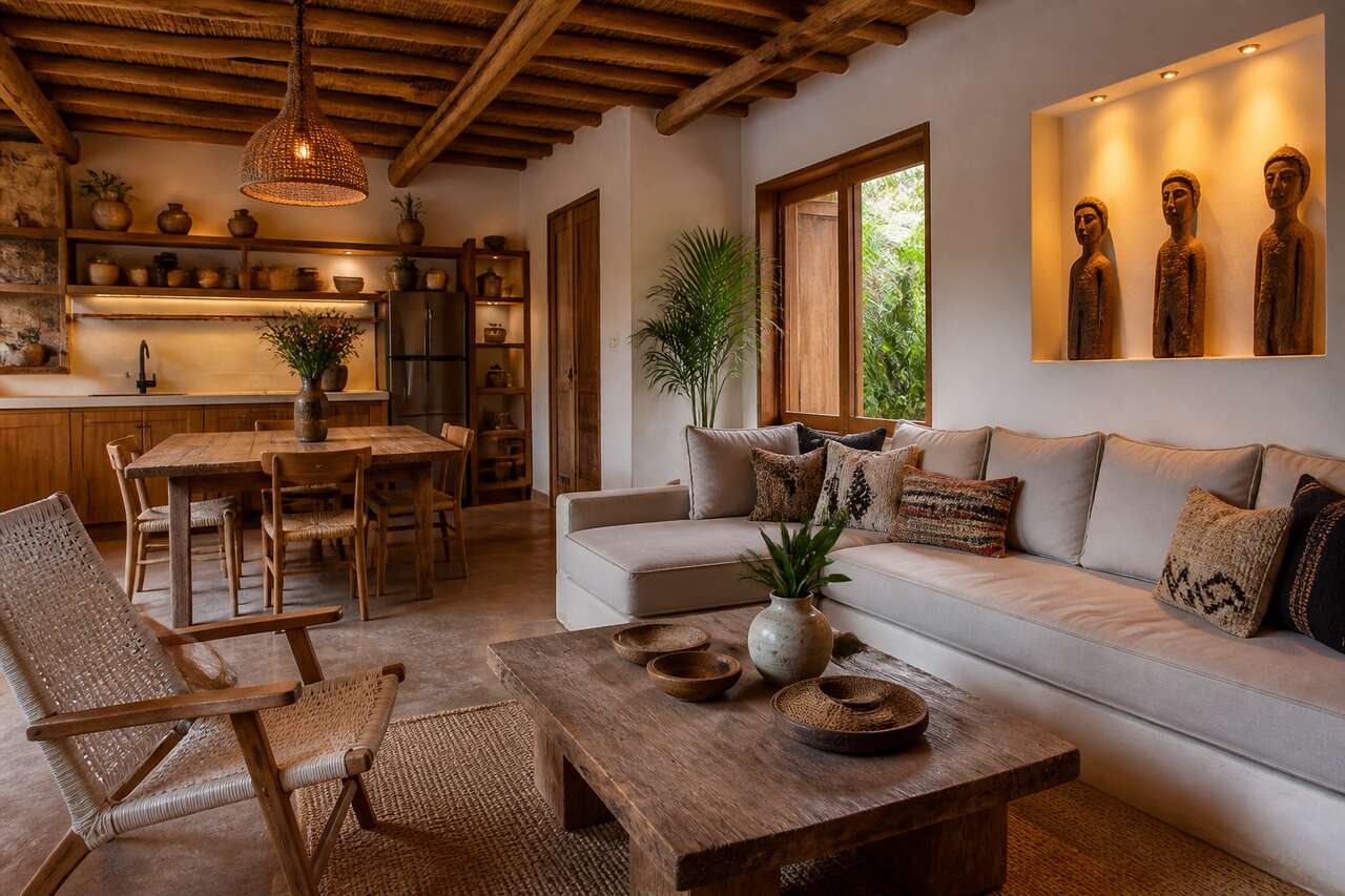 Choisir des matériaux et objets décoratifs locaux Choisir des matériaux et objets décoratifs locaux